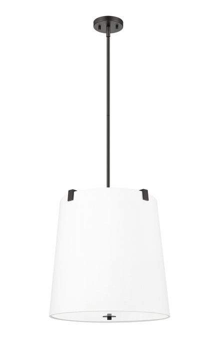 Pendant Z-Lite 3501P18-MB Matte Black Weston 5 Light Pendant Z-Lite