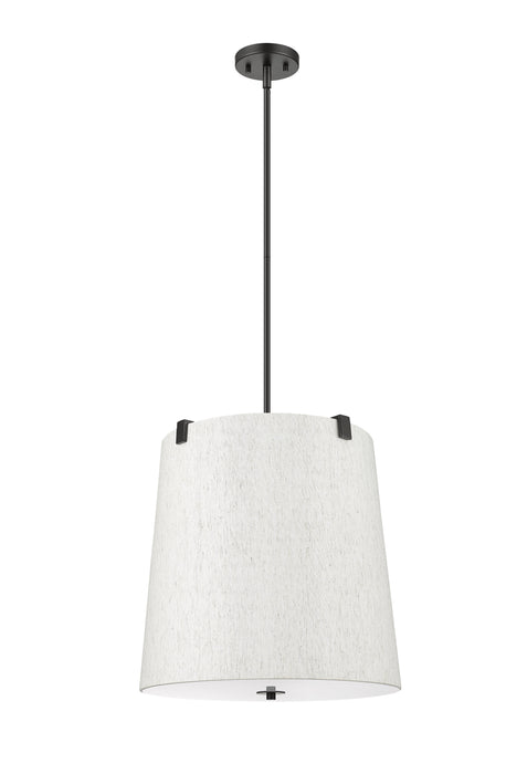 Pendant Z-Lite 3502P18-MB Matte Black Weston 5 Light Pendant Z-Lite