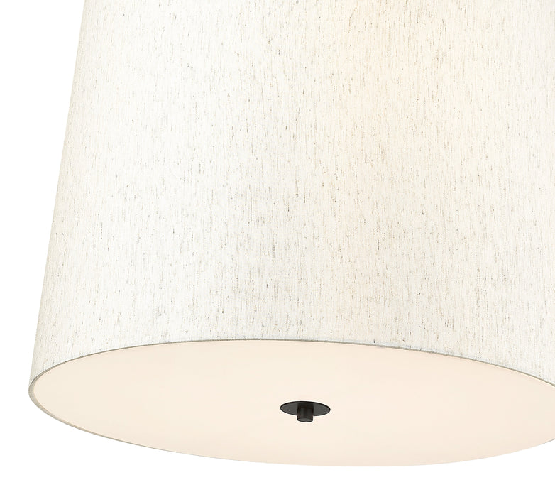 Pendant Z-Lite 3502P24-MB Matte Black Weston 6 Light Pendant Z-Lite