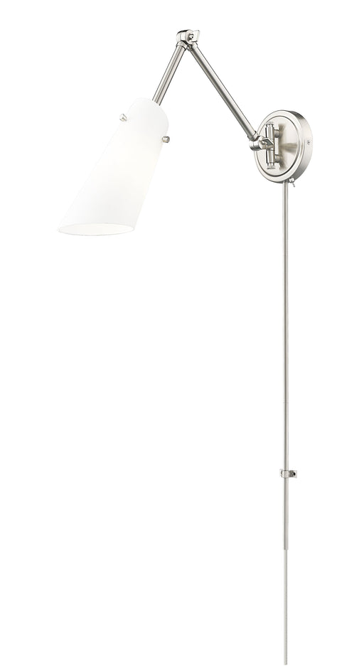 Wall Sconce Z-Lite 350S-BN Brushed Nickel Julia 1 Light Wall Sconce Z-Lite