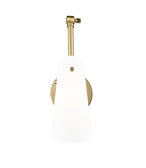 Wall Sconce Z-Lite 350S-MGLD Modern Gold Julia 1 Light Wall Sconce Z-Lite