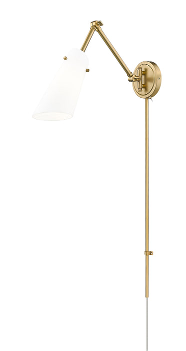 Wall Sconce Z-Lite 350S-MGLD Modern Gold Julia 1 Light Wall Sconce Z-Lite