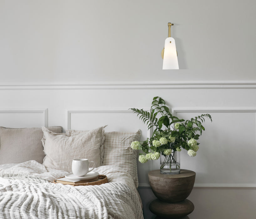 Wall Sconce Z-Lite 350S-MGLD Modern Gold Julia 1 Light Wall Sconce Z-Lite