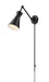 Wall Sconce Z-Lite 351S-MB Matte Black Soriano 1 Light Wall Sconce Z-Lite