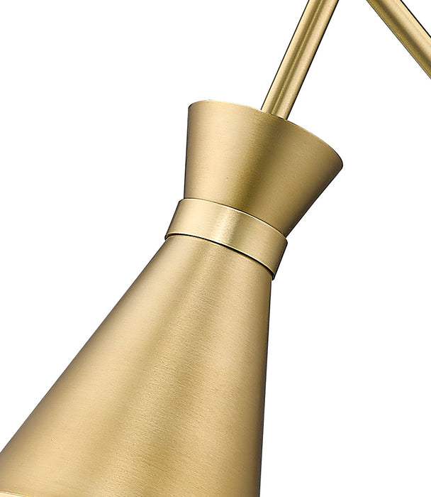 Wall Sconce Z-Lite 351S-MGLD Modern Gold Soriano 1 Light Wall Sconce Z-Lite