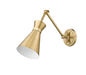 Wall Sconce Z-Lite 351S-MGLD Modern Gold Soriano 1 Light Wall Sconce Z-Lite