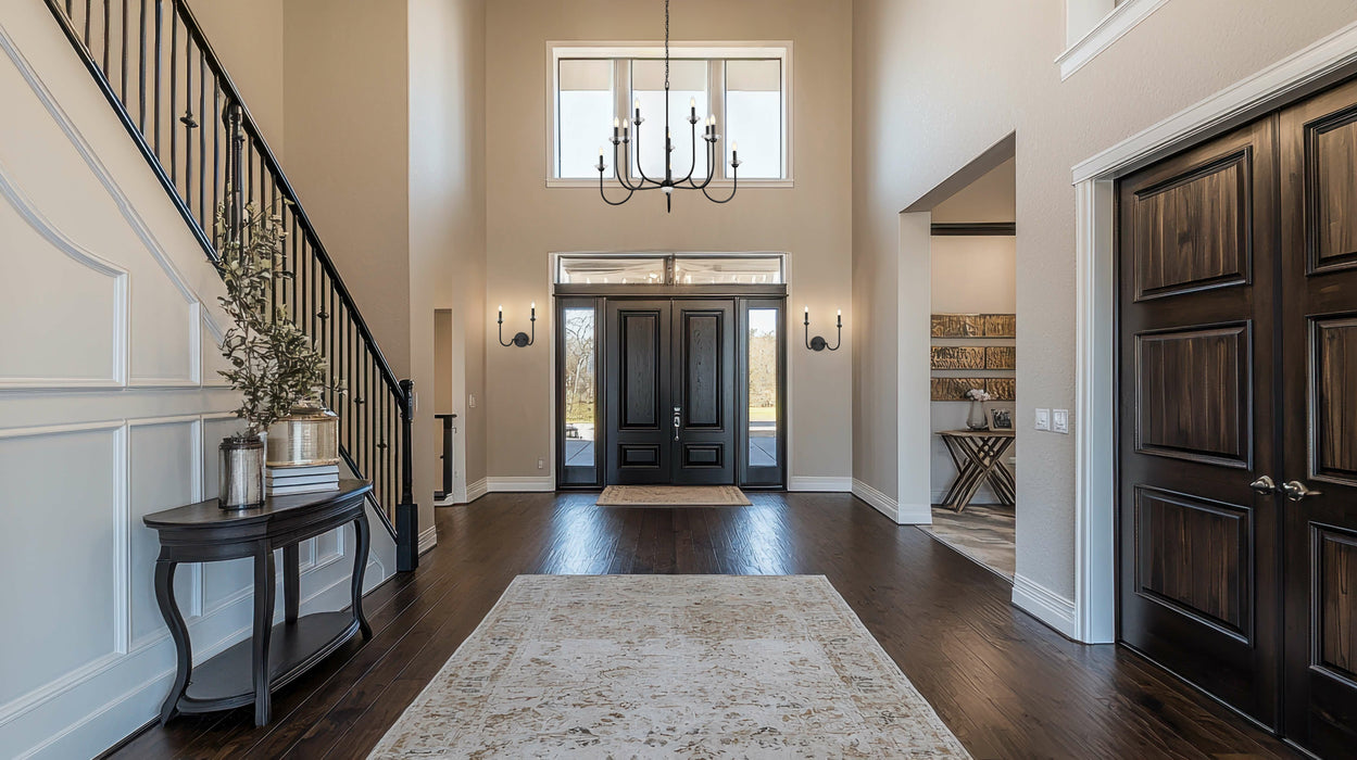 Chandelier Z-Lite 352-10MB Matte Black Allistair 10 Light Chandelier Z-Lite