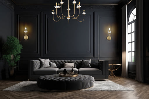 Chandelier Z-Lite 352-10MGLD Modern Gold Allistair 10 Light Chandelier Z-Lite