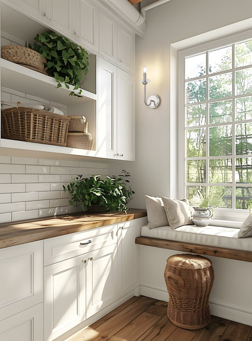 Wall Sconce Z-Lite 352-1S-BN Brushed Nickel Allistair 1 Light Wall Sconce Z-Lite