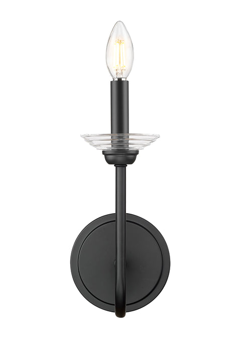 Wall Sconce Z-Lite 352-1S-MB Matte Black Allistair 1 Light Wall Sconce Z-Lite