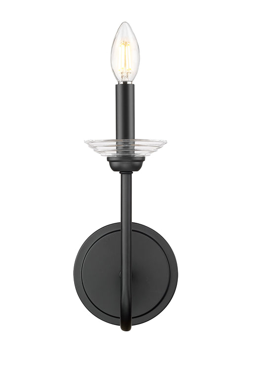 Wall Sconce Z-Lite 352-1S-MB Matte Black Allistair 1 Light Wall Sconce Z-Lite
