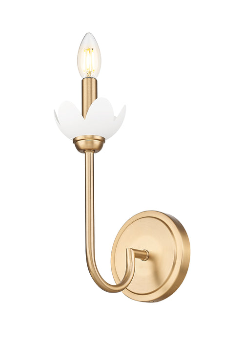 Wall Sconce Z-Lite 352-1S-MGLD Modern Gold Allistair 1 Light Wall Sconce Z-Lite