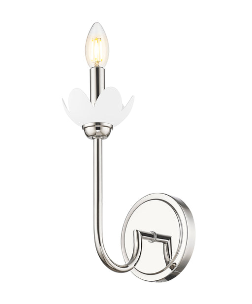 Wall Sconce Z-Lite 352-1S-PN Polished Nickel Allistair 1 Light Wall Sconce Z-Lite