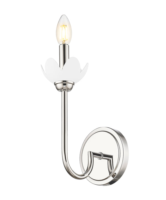 Wall Sconce Z-Lite 352-1S-PN Polished Nickel Allistair 1 Light Wall Sconce Z-Lite