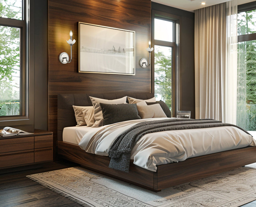 Wall Sconce Z-Lite 352-1S-PN Polished Nickel Allistair 1 Light Wall Sconce Z-Lite