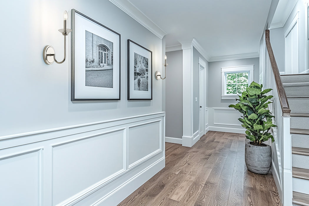 Wall Sconce Z-Lite 352-1S-PN Polished Nickel Allistair 1 Light Wall Sconce Z-Lite