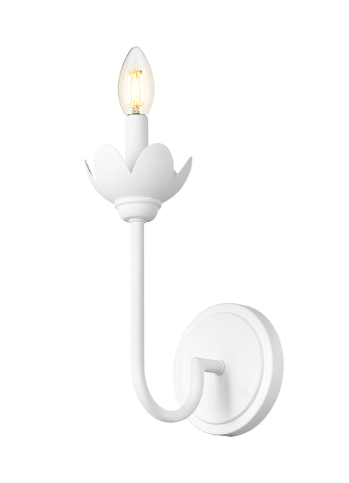 Wall Sconce Z-Lite 352-1S-TW Tundra White Allistair 1 Light Wall Sconce Z-Lite