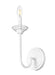 Wall Sconce Z-Lite 352-1S-TW Tundra White Allistair 1 Light Wall Sconce Z-Lite