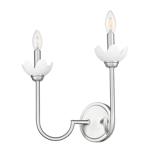 Wall Sconce Z-Lite 352-2S-BN Brushed Nickel Allistair 2 Light Wall Sconce Z-Lite