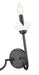 Wall Sconce Z-Lite 352-2S-MB Matte Black Allistair 2 Light Wall Sconce Z-Lite