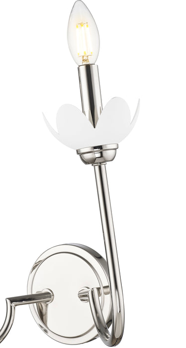 Wall Sconce Z-Lite 352-2S-PN Polished Nickel Allistair 2 Light Wall Sconce Z-Lite