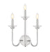 Wall Sconce Z-Lite 352-3S-BN Brushed Nickel Allistair 3 Light Wall Sconce Z-Lite