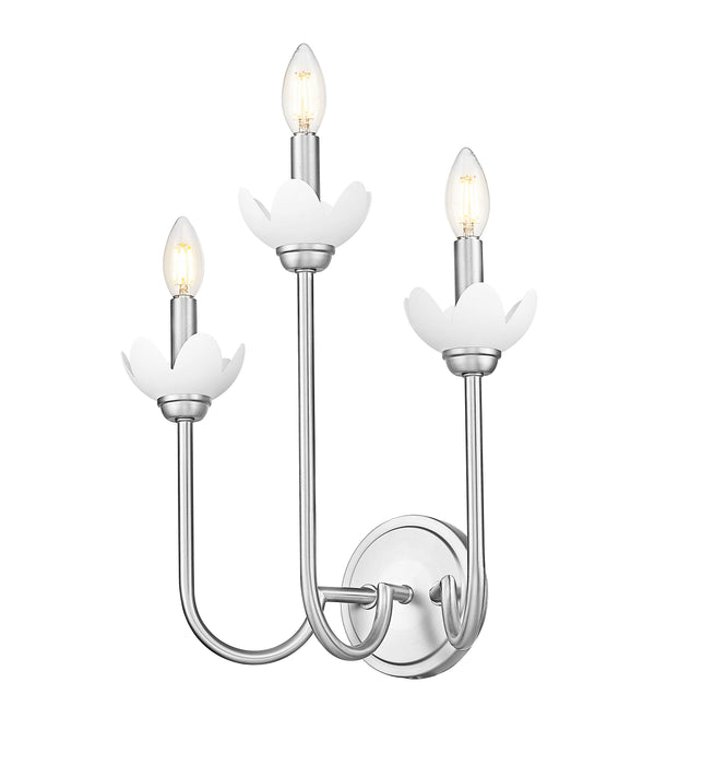 Wall Sconce Z-Lite 352-3S-BN Brushed Nickel Allistair 3 Light Wall Sconce Z-Lite