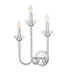 Wall Sconce Z-Lite 352-3S-BN Brushed Nickel Allistair 3 Light Wall Sconce Z-Lite