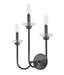 Wall Sconce Z-Lite 352-3S-MB Matte Black Allistair 3 Light Wall Sconce Z-Lite