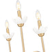Wall Sconce Z-Lite 352-3S-MGLD Modern Gold Allistair 3 Light Wall Sconce Z-Lite