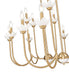 Linear Chandelier Z-Lite 352-56L-MGLD Modern Gold Allistair 16 Light Linear Chandelier Z-Lite