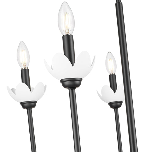Chandelier Z-Lite 352-5MB Matte Black Allistair 5 Light Chandelier Z-Lite