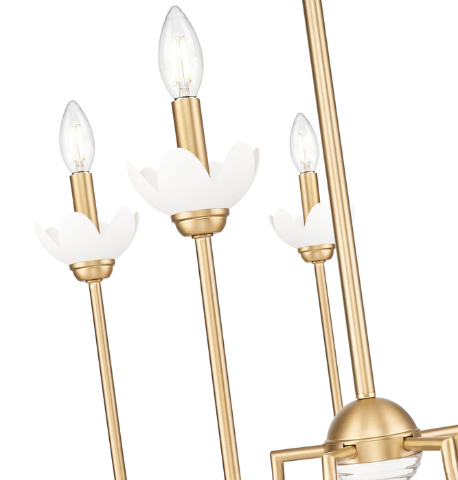 Chandelier Z-Lite 352-5MGLD Modern Gold Allistair 5 Light Chandelier Z-Lite