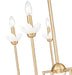 Chandelier Z-Lite 352-5MGLD Modern Gold Allistair 5 Light Chandelier Z-Lite