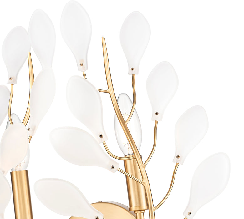 Wall Sconce Z-Lite 353-2S-MGLD Modern Gold Claudine 2 Light Wall Sconce Z-Lite