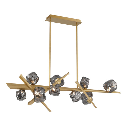 Eurofase 47236-011 Thorah 59" Matte Gold LED Chandelier