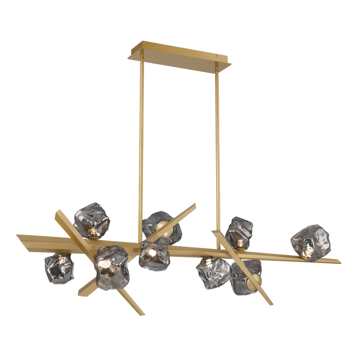 Eurofase 47236-011 Thorah 59" Matte Gold LED Chandelier