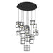 Eurofase 38259-023 Ferro 32" Matte Black LED Chandelier