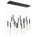 Eurofase 46771-018 Benicio 42" Matte Black LED Chandelier