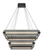 Eurofase 50054-015 Neoness 34" Matte Black LED Chandelier