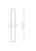Eurofase 45724-015 Bordo 36" Matte Black LED Outdoor Wall Light