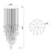 Eurofase 37193-010 Paget 39" Matte Gold LED Chandelier