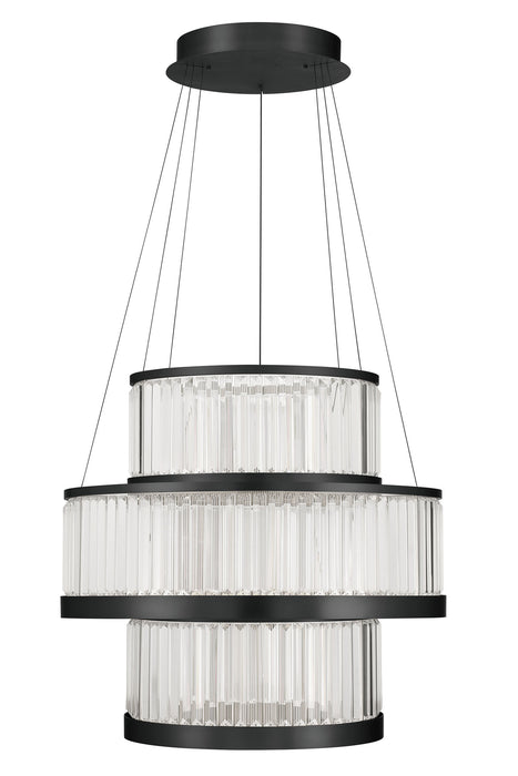 Eurofase 49351-026 Empra 35" Matte Black LED Chandelier