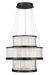 Eurofase 49351-026 Empra 35" Matte Black LED Chandelier