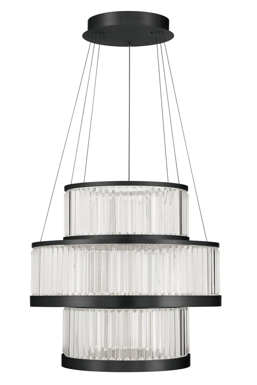 Eurofase 49351-026 Empra 35" Matte Black LED Chandelier