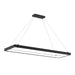 Eurofase 38138-010 Mucci 60" Matte Black LED Chandelier
