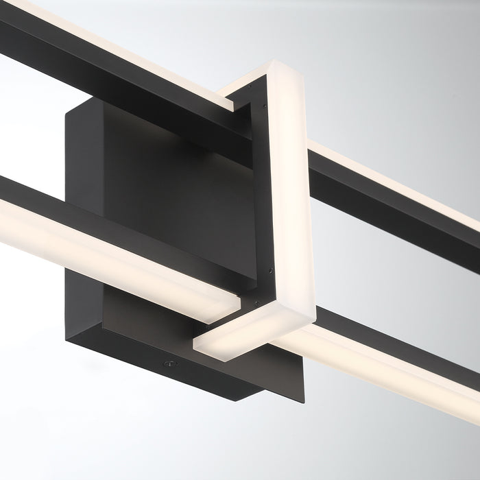 Eurofase 45724-015 Bordo 36" Matte Black LED Outdoor Wall Light