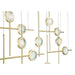 Eurofase 47256-019 Barletta 53" Anodized Gold LED Chandelier