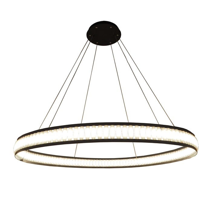 Eurofase 37092-016 Forster 47" Matte Black LED Chandelier