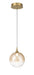 Eurofase 50251-032 Iissa 6" Gold LED Pendant Light